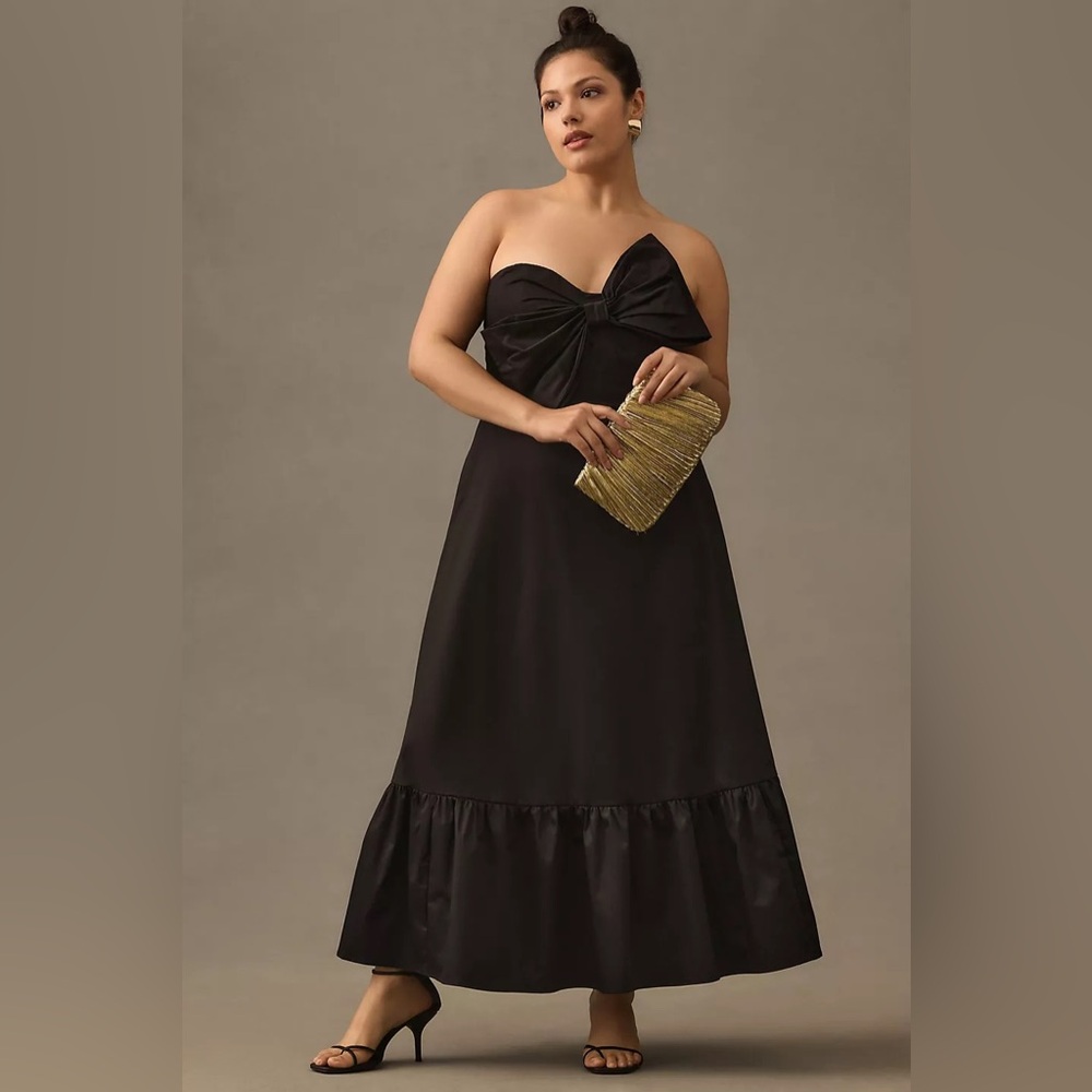 Hutch Black Strapless Dress